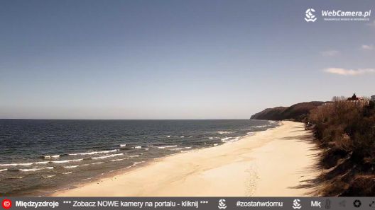 Widok z Kamery FULLHD na plażę