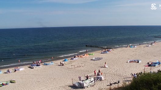 Widok z Kamery na PLAŻĘ W DZIWNOWIE