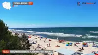 Widoki z kamer na 50 najpiękniejszych plaż w Polsce.