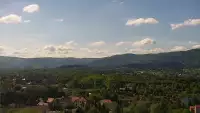 Widok na centrum miasta Andrychowa