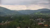 Widok na centrum miasta Andrychowa