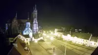 BIAŁYSTOK - widok z kamery na Archikatedrę NOWOŚĆ
