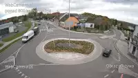 Widok z Kamery na rondo na żywo Hałcnów