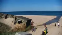 Widok z Kamery na plażę w Bobolinie