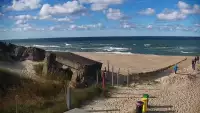 Widok z Kamery na plażę w Bobolinie