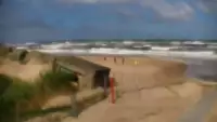 Widok z Kamery na plażę w Bobolinie