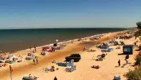 Widok na plażę w Chłapowie