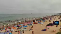 Widok na plażę w Chłapowie