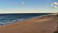 Widok na plażę w Chłapowie