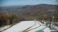 Widok z Kamery na stację narciarską CZANTORIA