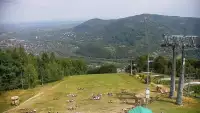 Widok z Kamery na stację narciarską CZANTORIA