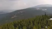 Czarna Góra - kamera luxtorpeda widok z górnej stacji