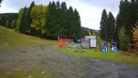 Widok na dolny odcinek trasy w Czarnej Górze