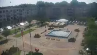 Widok z kamery online na Plac Jana Pawła II w Czechowicach-Dziedzicach