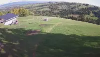 Widok na stację narciarską Czerwienne SKI na Podhalu.
