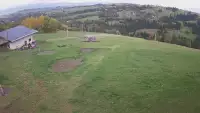 Widok na stację narciarską Czerwienne SKI na Podhalu.