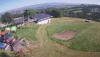 Widok na stację narciarską Czerwienne SKI na Podhalu.