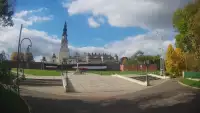 Widok z kamery na Sanktuarium Maryjne i Klasztor Zakonu Paulinów w Częstochowie.