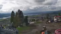 Kamera prezentuje panoramę gór z ośrodka narciarskiego Czorsztyn ski - Kluszkowce
