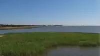 Ujęcie z kamery na promenadę w Dąbkach