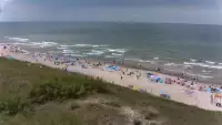 Widok z Kamery na plażę w Darłowie