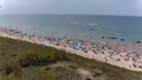 Widok z Kamery na plażę w Darłowie