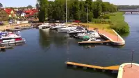 Widok na przystań i marinę w Dziwnowie