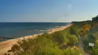 Plaża w Dziwnowie oglądaj w sezonie letnim.