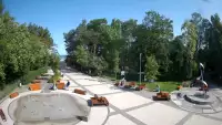 Widok na deptak w Dziwnówku