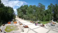 Widok na deptak w Dziwnówku