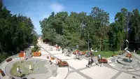 Widok na deptak w Dziwnówku