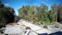 Widok na deptak w Dziwnówku
