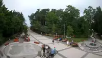 Widok na deptak w Dziwnówku