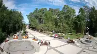 Widok na deptak w Dziwnówku