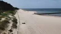 Wydmy w Dźwirzynie z kamery online.