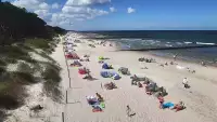 Wydmy w Dźwirzynie z kamery online.
