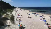 Wydmy w Dźwirzynie z kamery online.