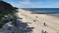Wydmy w Dźwirzynie z kamery online.