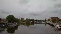 Widok na rzeke Elbląg i Bulwar Zygmunta Augusta