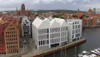 Gdańsk - widok z kamery na Starówkę od strony Motławy