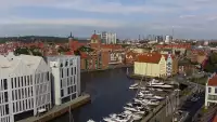 Gdańsk - widok z kamery na Starówkę od strony Motławy