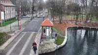 Widok na żywo na most obrotowy w Giżycku