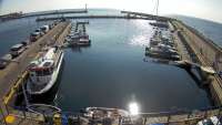 Widok z Kamery na marinę w Helu