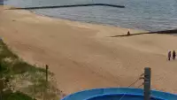 Kamera w Jarosławcu z widokiem na plażę