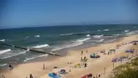 Kamera w Jarosławcu z widokiem na plażę