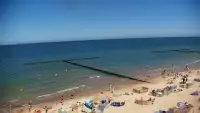 Kamera w Jarosławcu z widokiem na plażę