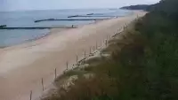 Kamera w Jarosławcu z widokiem na plażę