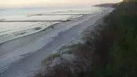 Kamera w Jarosławcu z widokiem na plażę