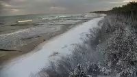 Kamera w Jarosławcu z widokiem na plażę