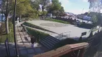 Widok z Kamery na plac widokowy Róża Wiatrów w Jarosławcu